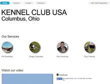 Tablet Screenshot of kennelclub-usa.com